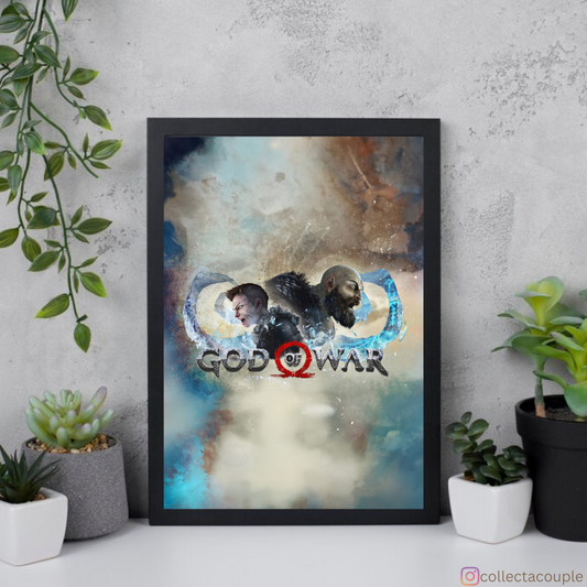 God of War: Kratos & Arteus Framed Poster