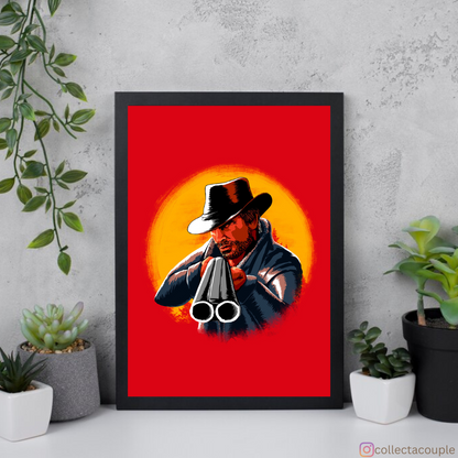 Red Dead Redemption II: Gunshot Framed Poster