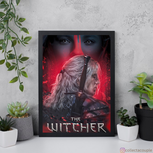 The Witcher: Geralt Pose 3 Framed Poster