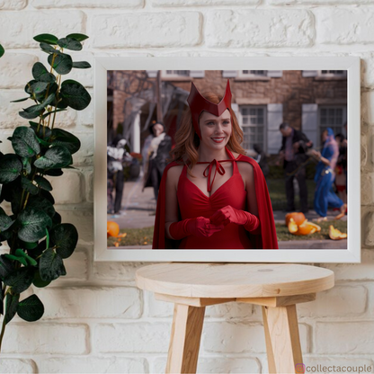 WandaVision: Wanda Maximoff Halloween Framed Poster