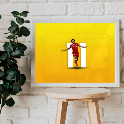 Liverpool: Mohamed Salah Framed Poster