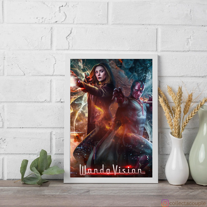 WandaVision: Wanda & Vision Framed Poster