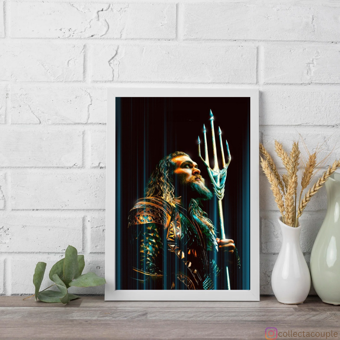 Aquaman: Pose Framed Poster