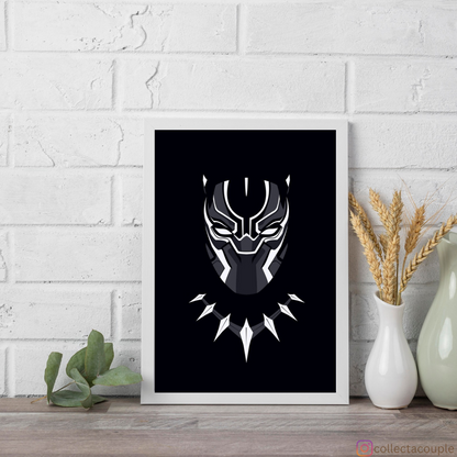 Black Panther: Silhouette Framed Poster