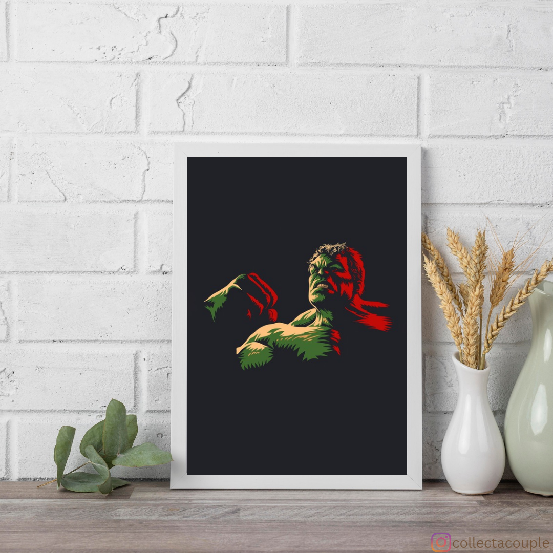 Hulk: Sketch Framed Poster