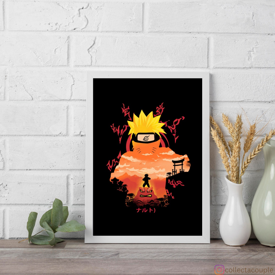 Naruto: Scenic Silhouette  Framed Poster