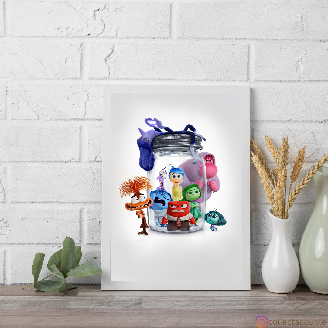 Inside Out 2: Bottled Up Emotions  Framed Poster