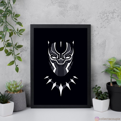 Black Panther: Silhouette Framed Poster