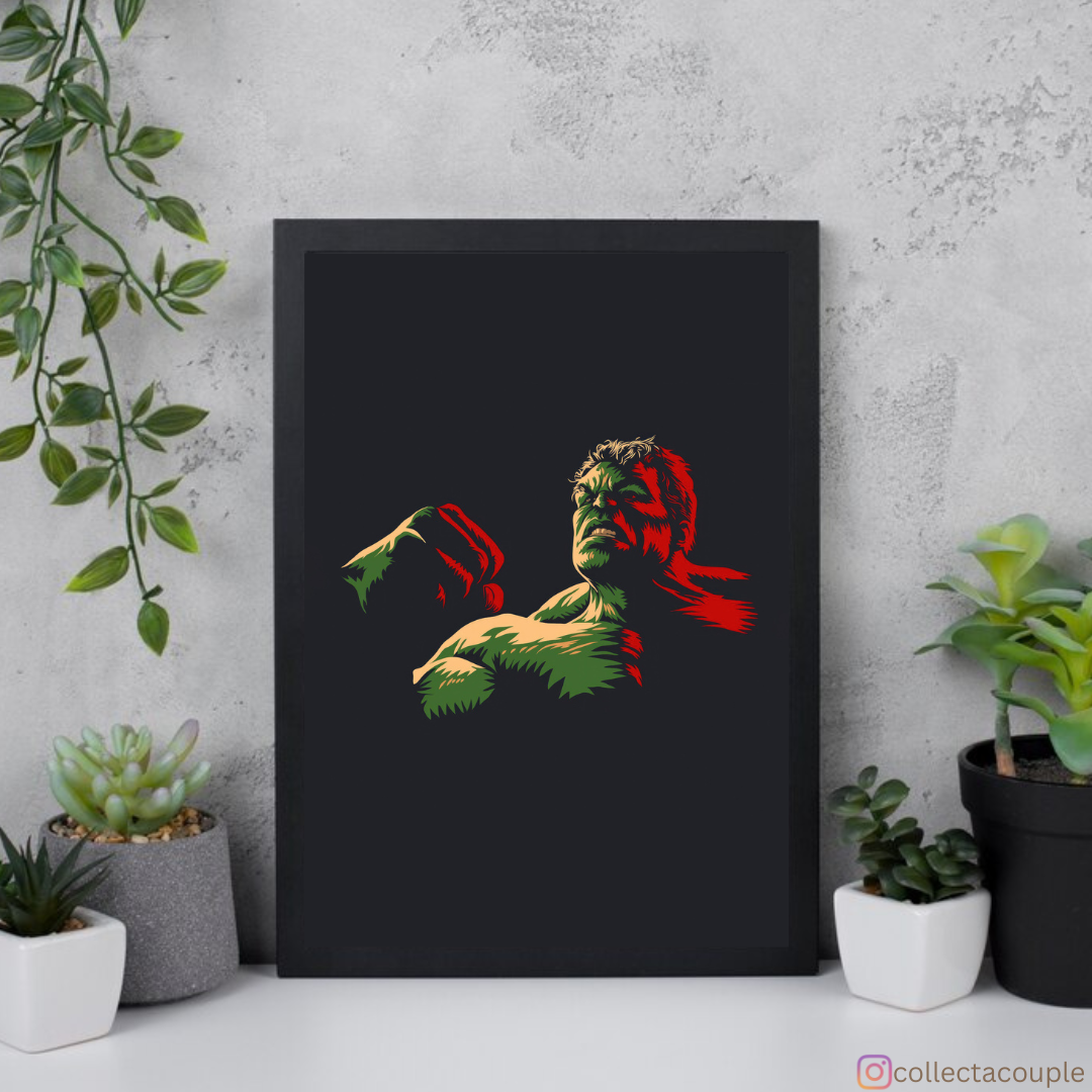 Hulk: Sketch Framed Poster