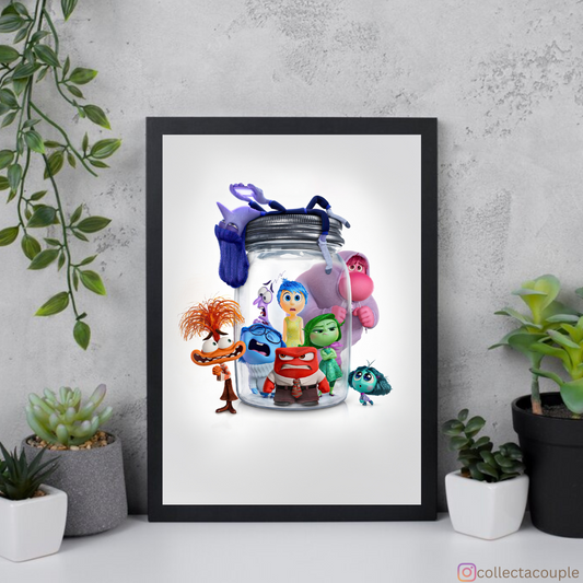 Inside Out 2: Bottled Up Emotions  Framed Poster