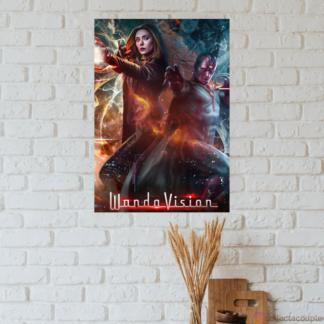 WandaVision: Wanda & Vision Poster