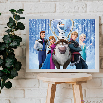 Frozen: Cast Framed Poster