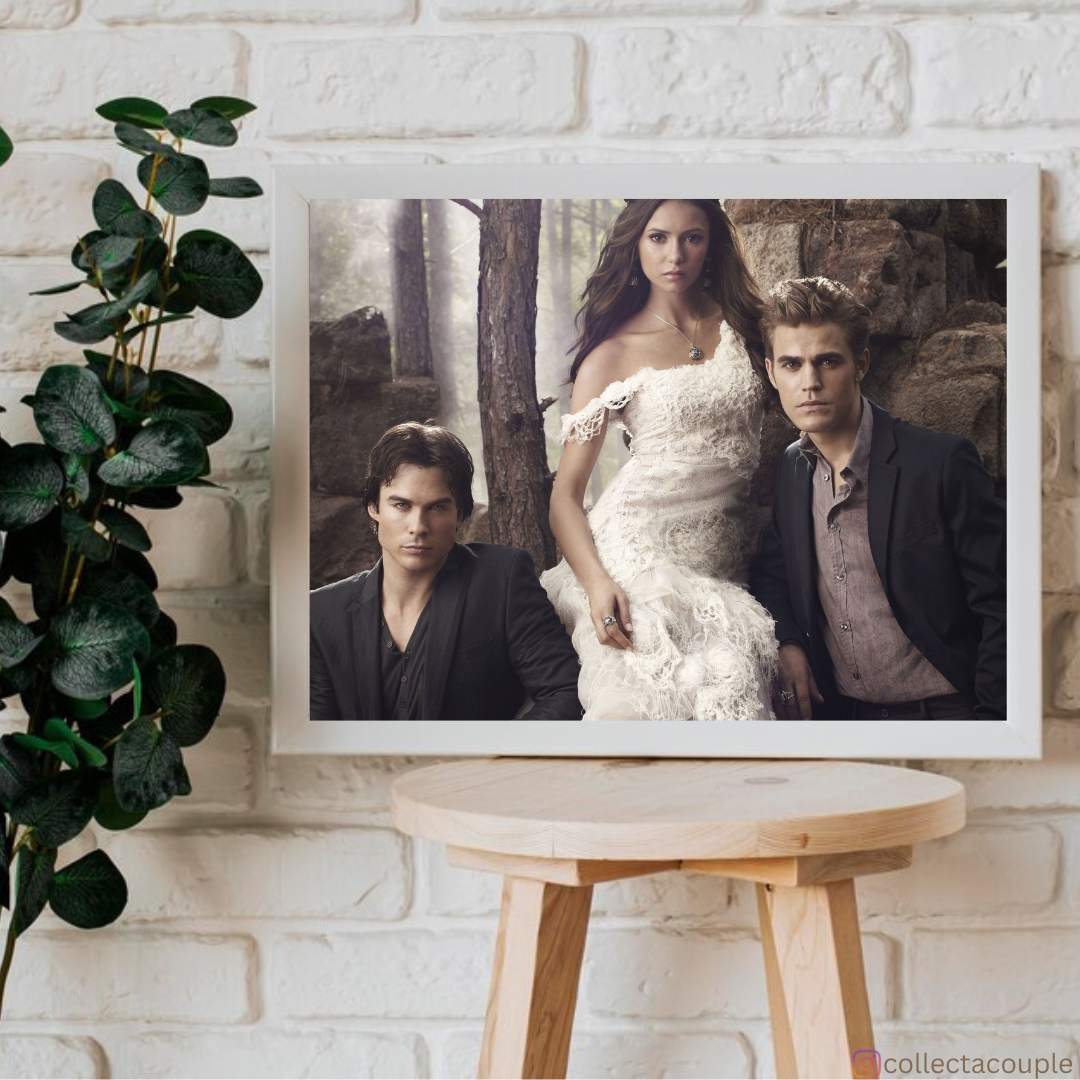 Vampire Diaries: Trio 2 Pose Framed Poster