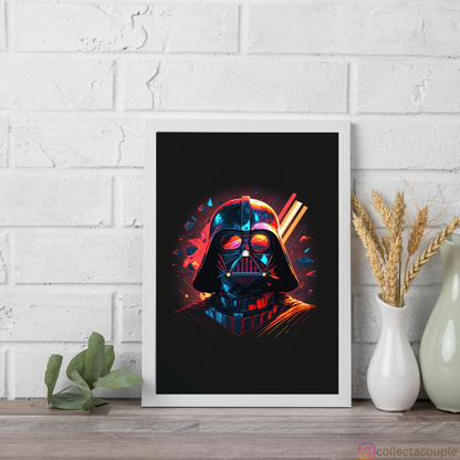 Star Wars: Darth Vader Illustrated Framed Poster