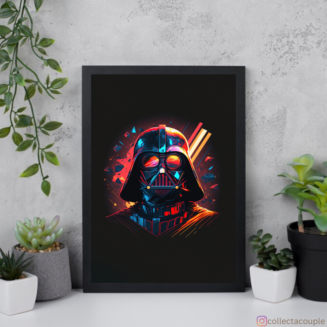 Star Wars: Darth Vader Illustrated Framed Poster