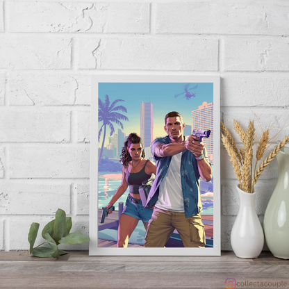 Grand Theft Auto: GTA VI (2) Framed Poster