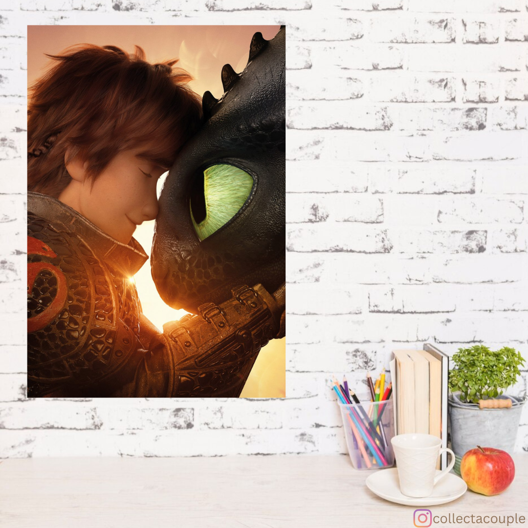 How To Train Your Dragon: Hiccup and Toothless Poster