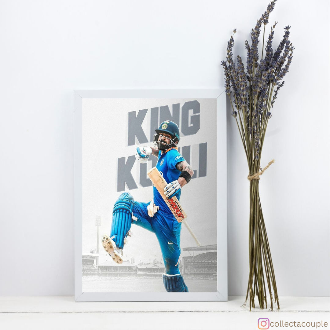 Virat Kohli: Win Pose Framed Poster