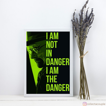 Breaking Bad: Walter White Quote Framed Poster