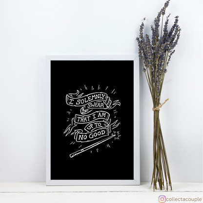 Harry Potter: I Solemnly Swear that I am up to No Good Framed Poster