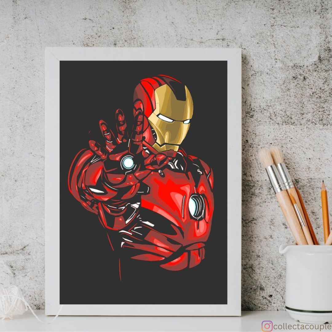 Iron Man: Sketch Framed Poster