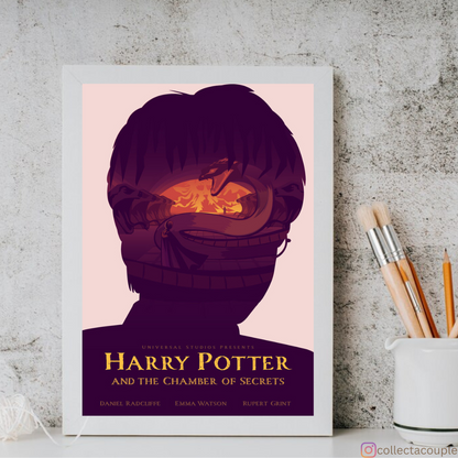 Harry Potter: Chamber of Secrets Collage Framed Poster