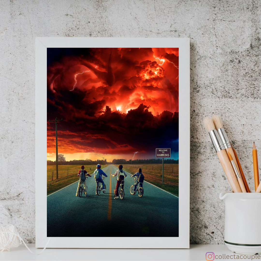 Stranger Things: Hawkins Framed Poster