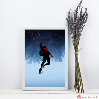 Miles Morales: Falling Framed Poster