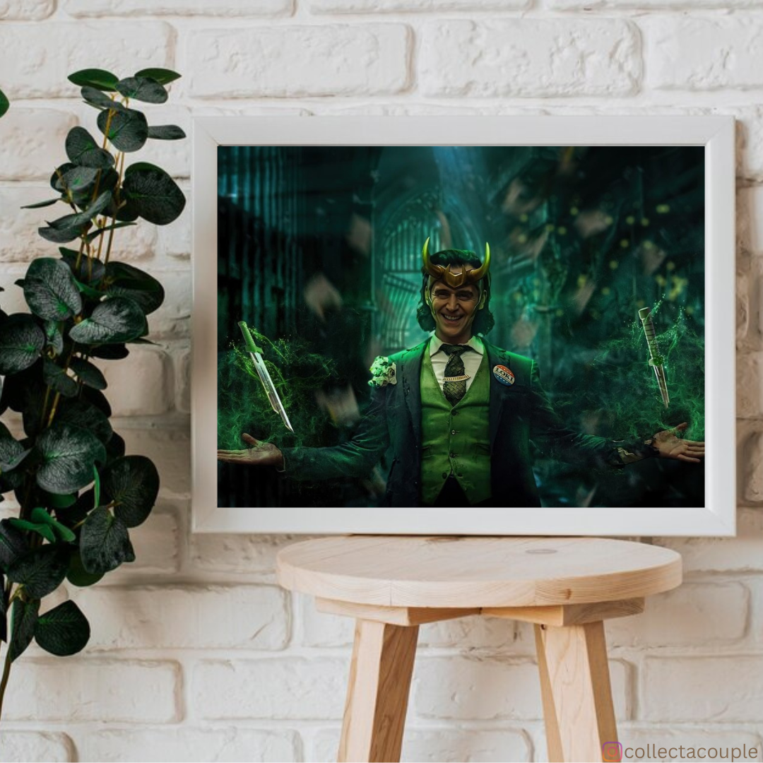 Loki: Mischievous Laugh Framed Poster