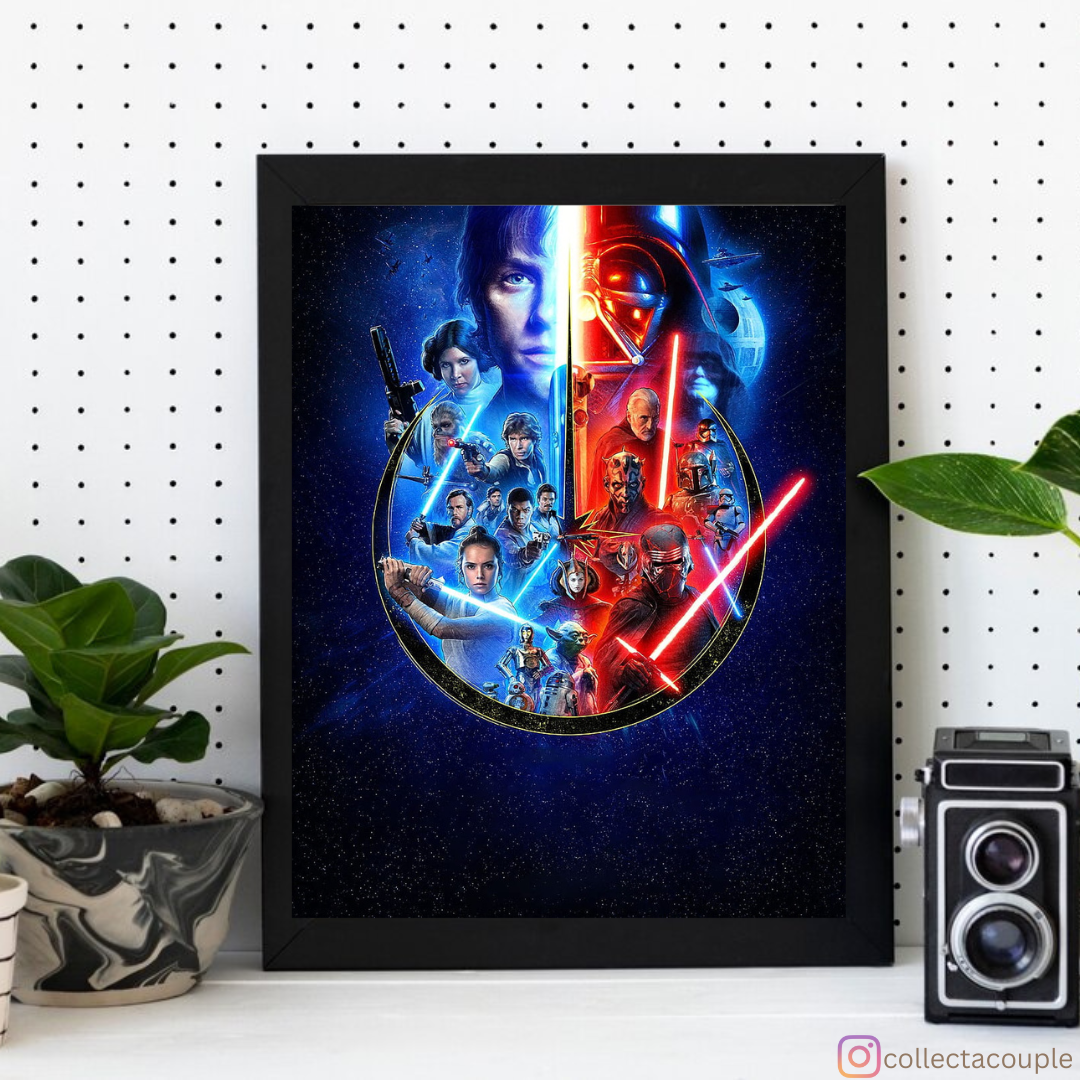 Star Wars: Cast Framed Poster