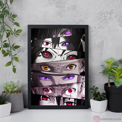 Naruto: Eyes Framed Poster