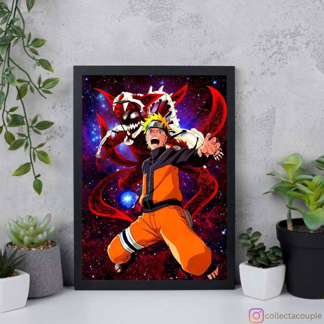 Naruto: In action Framed Poster