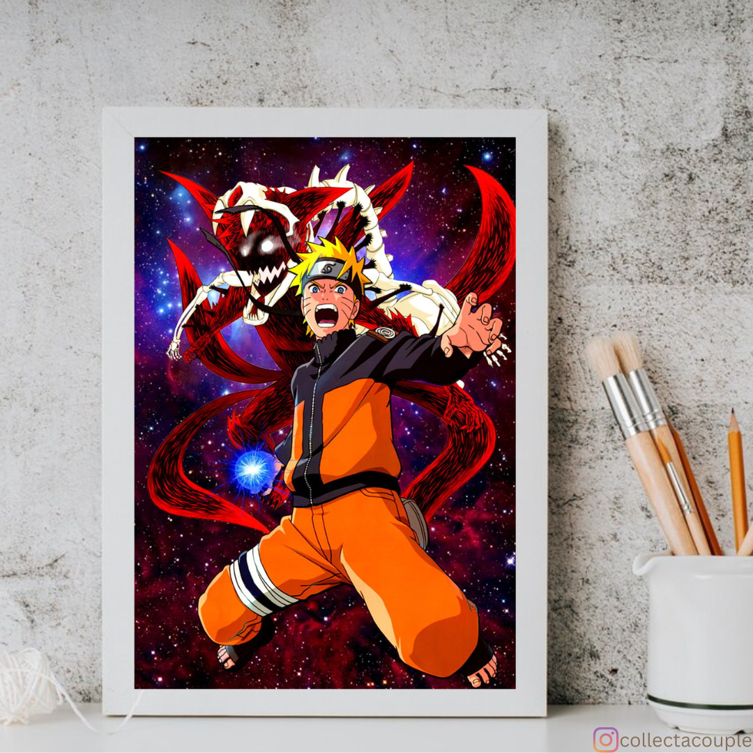 Naruto: In action Framed Poster