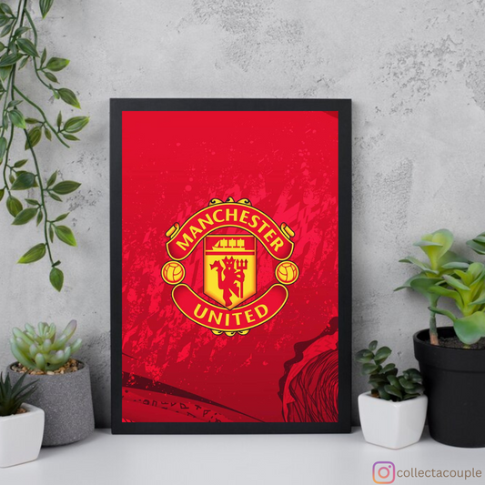 Manchester United: Logo Framed Poster