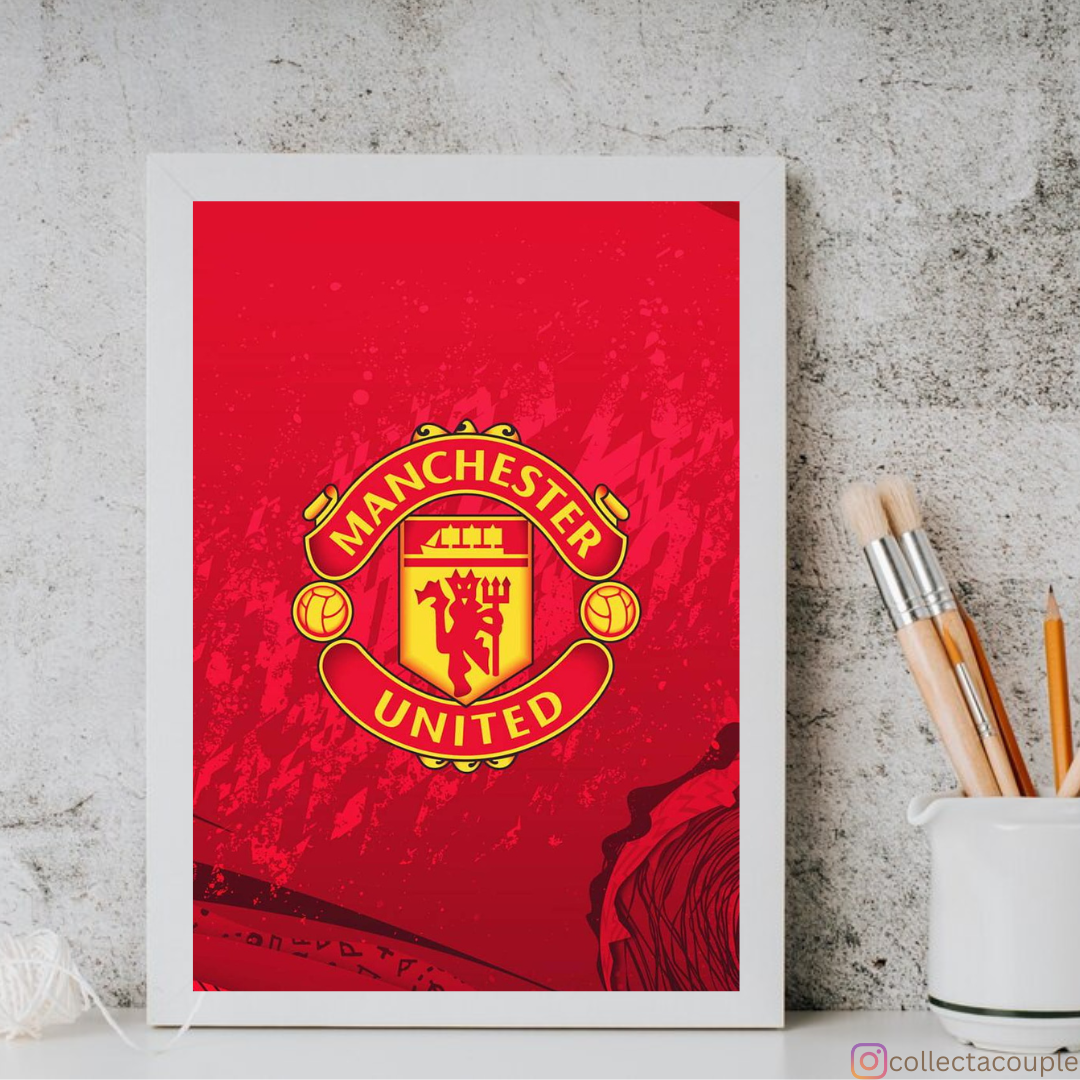 Manchester United: Logo Framed Poster