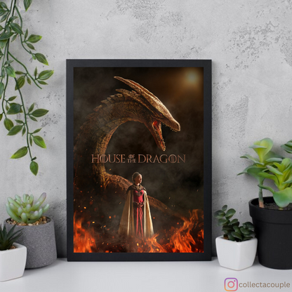 House of The Dragon: Rhaenyra Targaryen Framed Poster