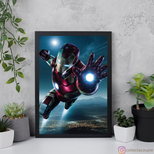 Iron Man: Flying Framed Poster