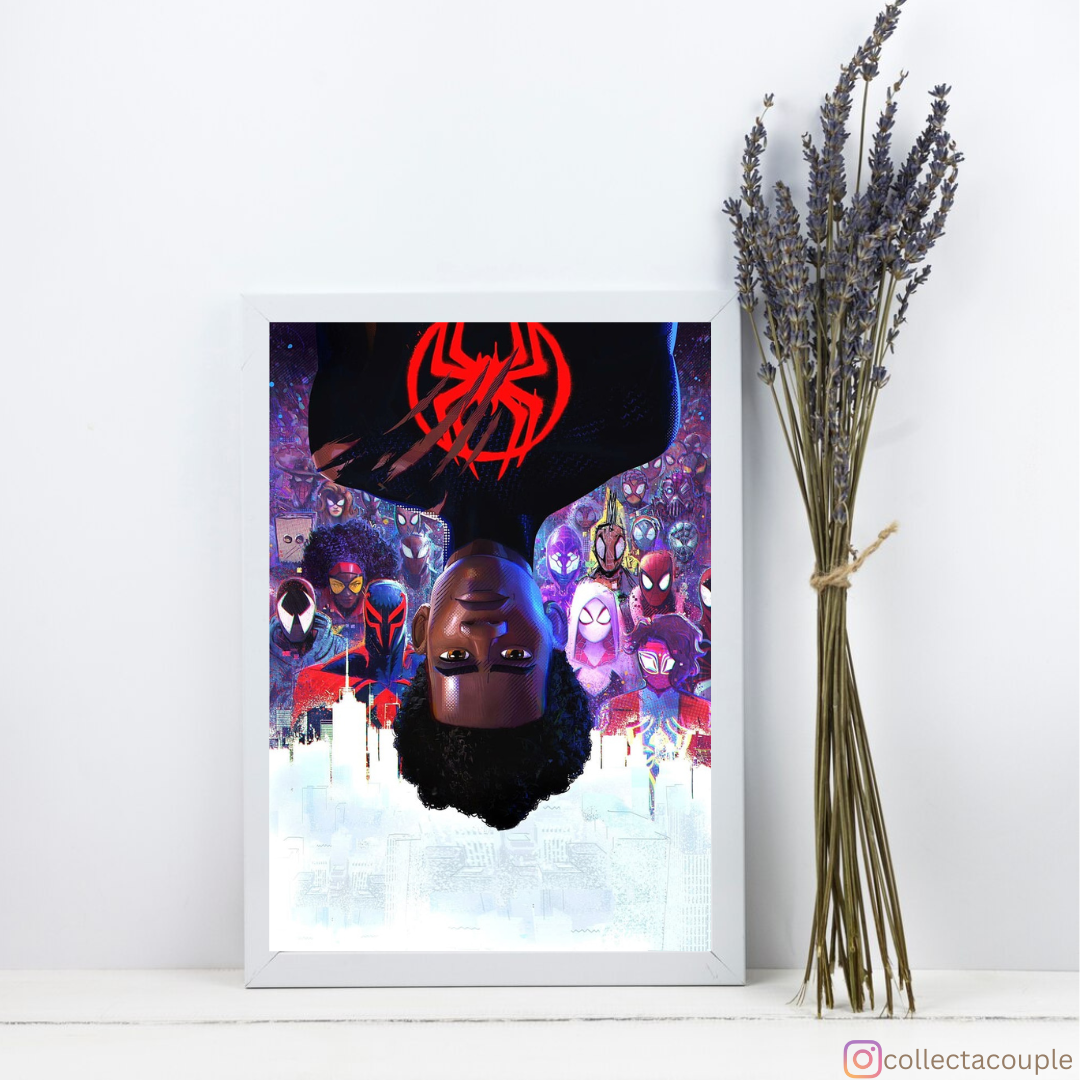 Miles Morales: Upside down Framed Poster