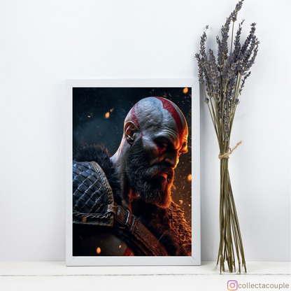 God Of War: Kratos Framed Poster