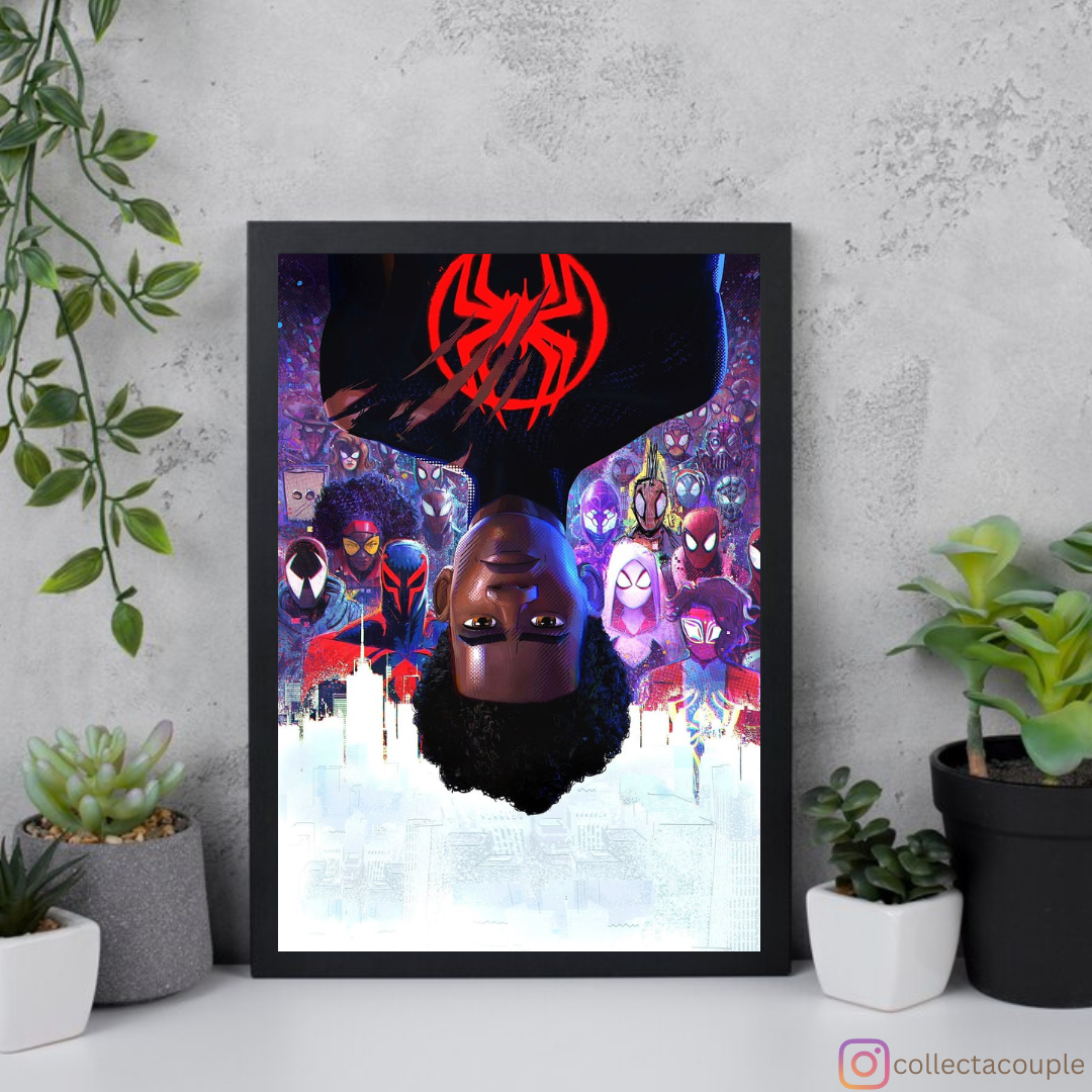 Miles Morales: Upside down Framed Poster