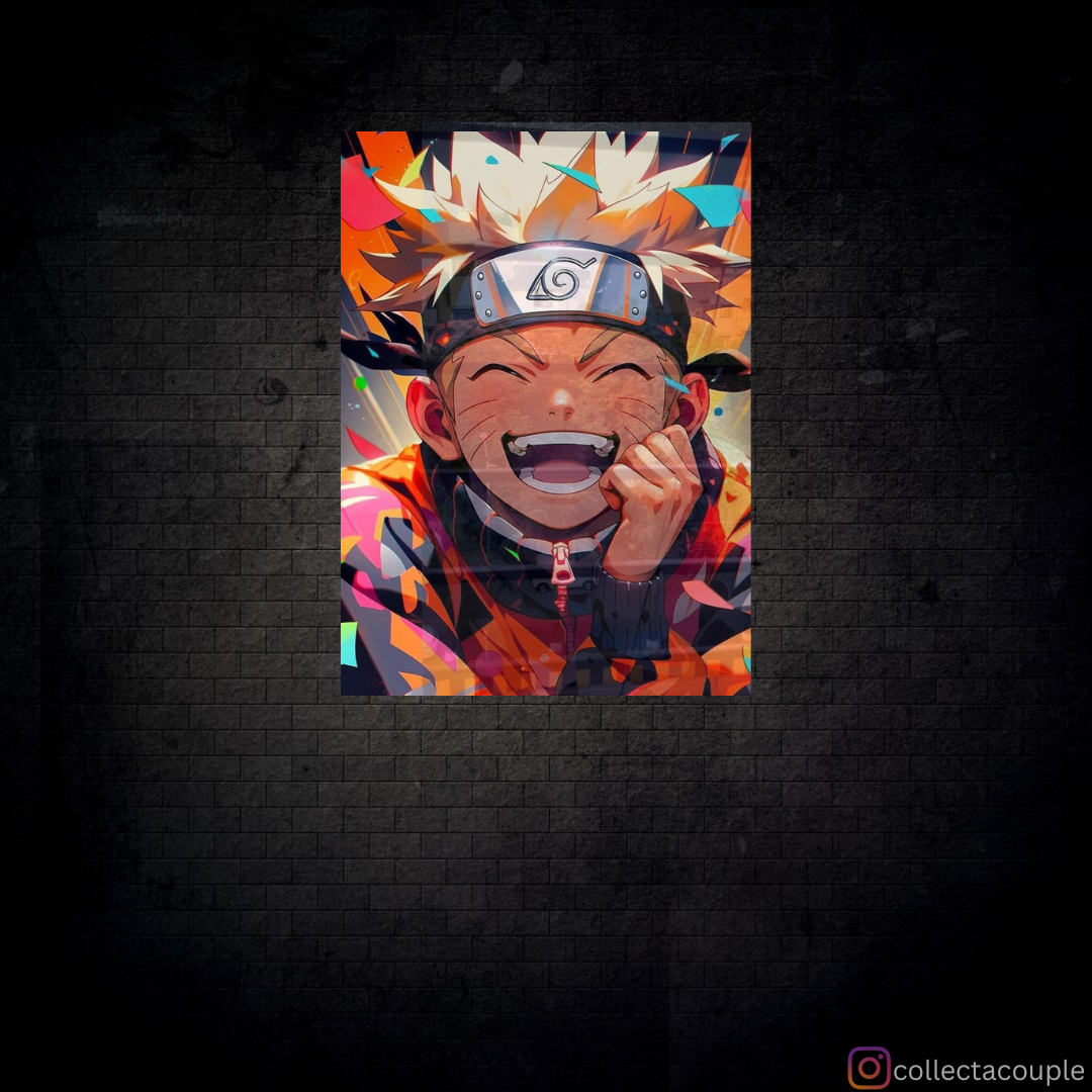 Naruto: Laughing Acrylic Poster