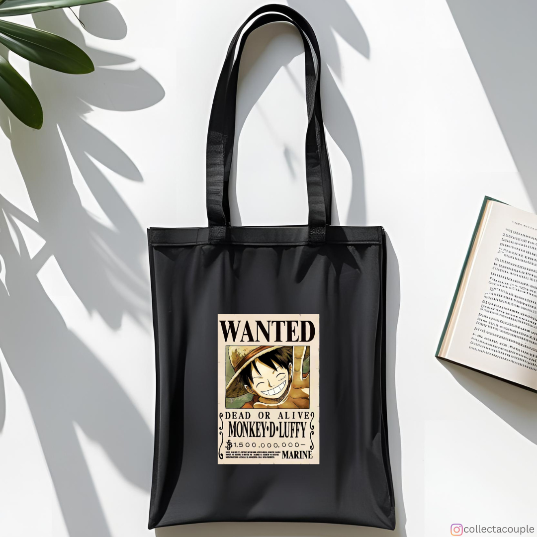 One Piece: Monkey D Luffy Wanted Tote Bag