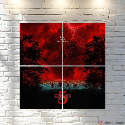 Stranger Things: Season 5 Fandom Puzzle Board Wall Art