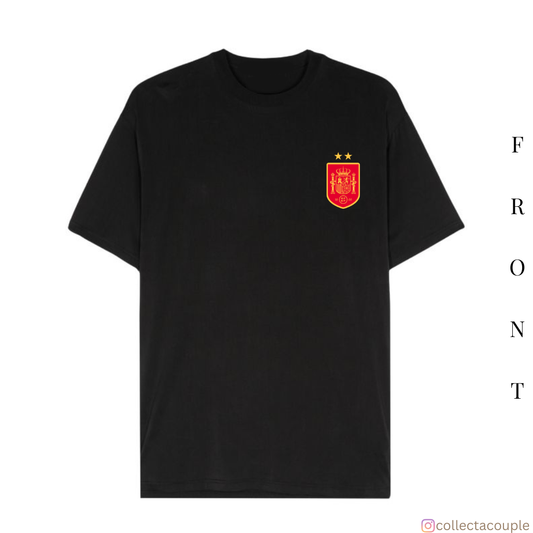 Spain National Football Team: Logo FIFA World Cup Champions 2026 Oversized Unisex T-shirt