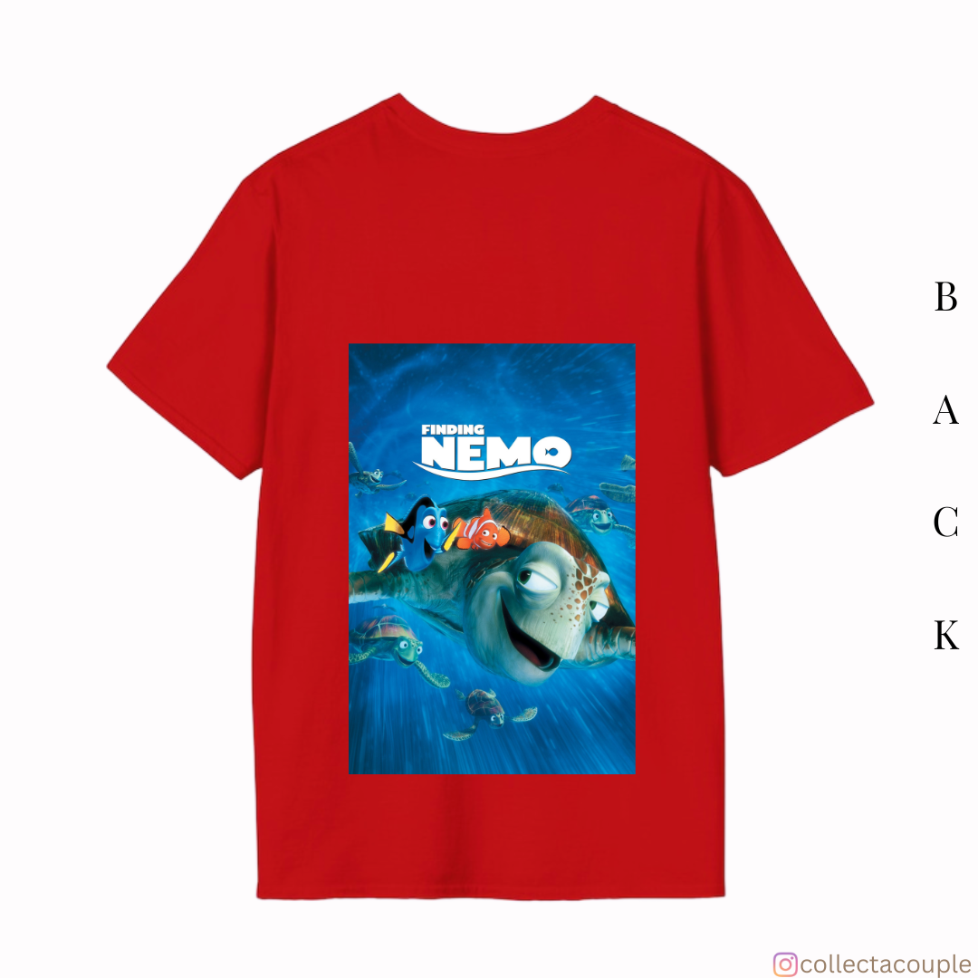 Finding Nemo: Poster Oversized Unisex T-shirt (front and back print)