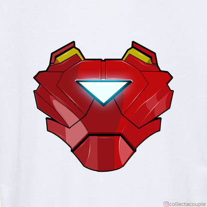 Iron Man: Glow Illustrated Oversized Unisex T-shirt (front and back print)