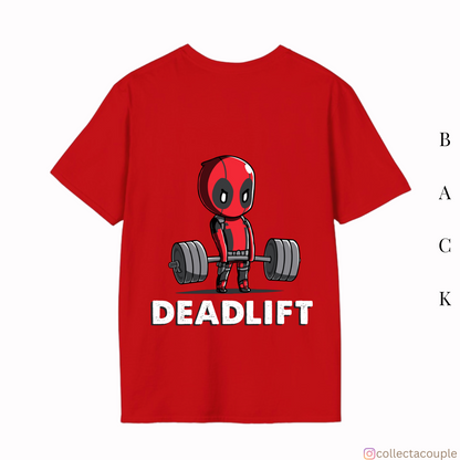 Deadpool: Deadlift Illustrated Oversized Unisex T-shirt (front and back print)