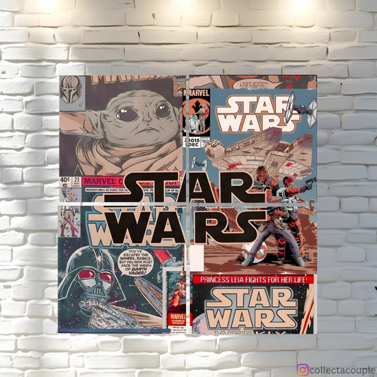 Star Wars: Comic Fandom Puzzle Board Wall Art