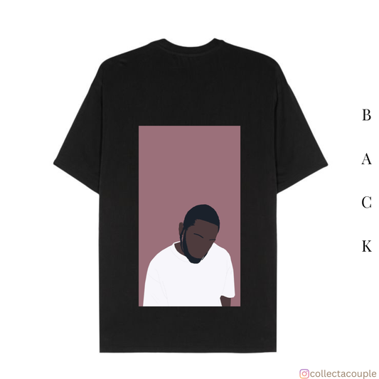 Kendrick Lamar: Damn Illustrated Oversized Unisex T-shirt (front and back print)