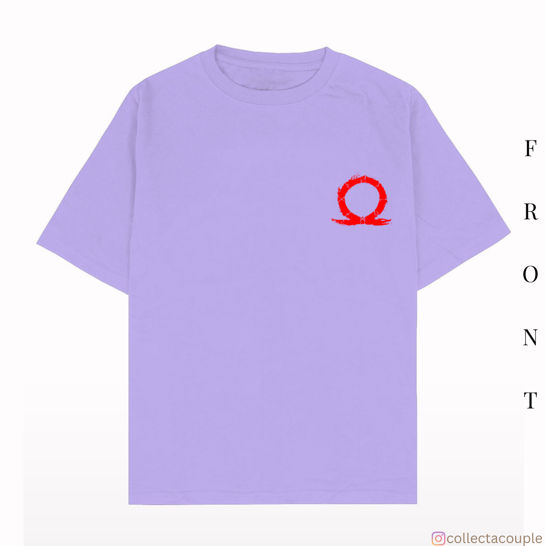 God of War: Kratos Oversized Unisex T-shirt (front and back print)